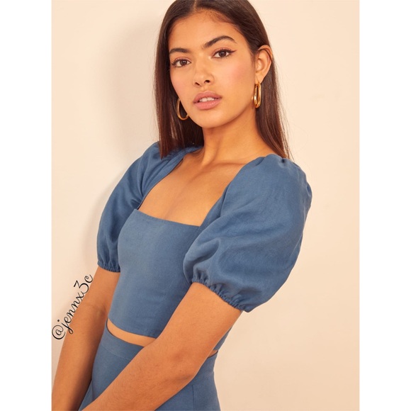 ❌[SOLD]❌Reformation Yucca Two Piece || Azul - Picture 2 of 16